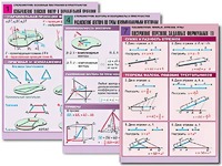 Комплект таблиц по всему курсу геометрии (100 таблиц, А1, полноцветные, ламинированные) - fgospostavki.ru - Сургут