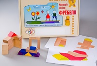 Игровой набор Фребеля "Конструктор деревянный без соединений-2" (Серия "Эксперимент") - fgospostavki.ru - Сургут