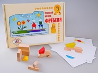 Игровой набор Фребеля "Конструктор деревянный без соединений-1" (Серия "Эксперимент") - fgospostavki.ru - Сургут