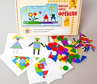 Игровой набор Фребеля "Конструктор плоскостной-4" (Серия "Эксперимент") - fgospostavki.ru - Сургут