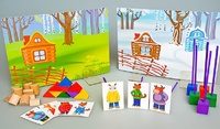 Игровой набор Фребеля "Заюшкина избушка" (серия "Сказочный мир". Выпуск 1) - fgospostavki.ru - Сургут