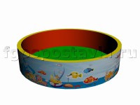 Бассейн круглый с шелкографией - fgospostavki.ru - Сургут
