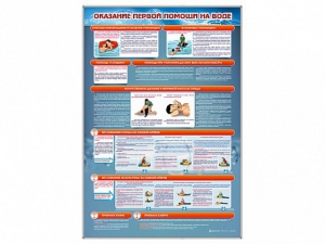 Стенд "Оказание первой помощи на воде" - fgospostavki.ru - Сургут