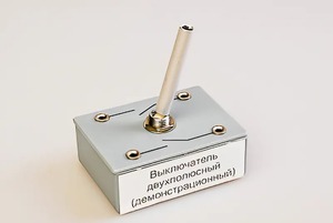 Выключатель двухполюсный (демонстрационный) - fgospostavki.ru - Сургут