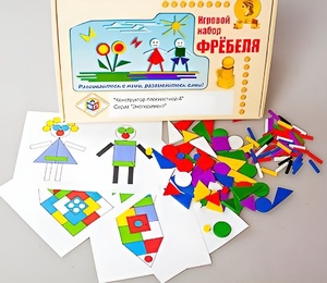 Игровой набор Фребеля "Конструктор плоскостной-4" (Серия "Эксперимент") - fgospostavki.ru - Сургут