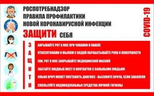 Плакат "Правила профилактики коронавируса" - fgospostavki.ru - Сургут