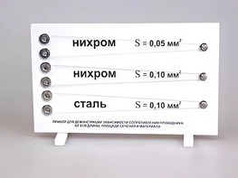 Прибор для демонстрации зависимости сопротивления проводника от его длины, сечения и материала - fgospostavki.ru - Сургут