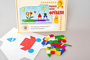Игровой набор Фребеля "Конструктор плоскостной-1" (Серия "Эксперимент") - fgospostavki.ru - Сургут