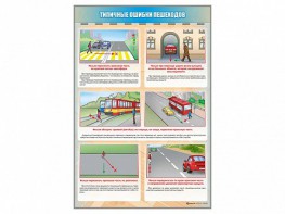 Стенд "Типичные ошибки пешеходов" - fgospostavki.ru - Сургут