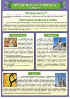 Стенд "История Мировых религий" - fgospostavki.ru - Сургут